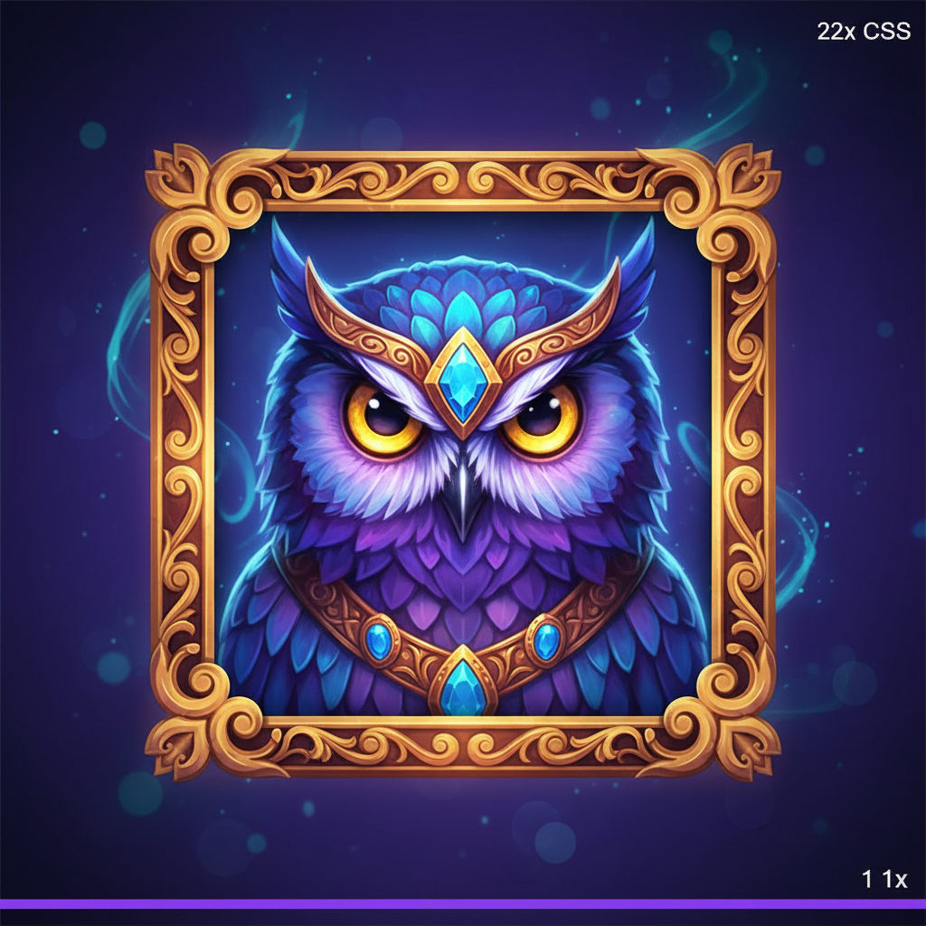 Owl symbol in Blue Wizard — pays 3000x at max