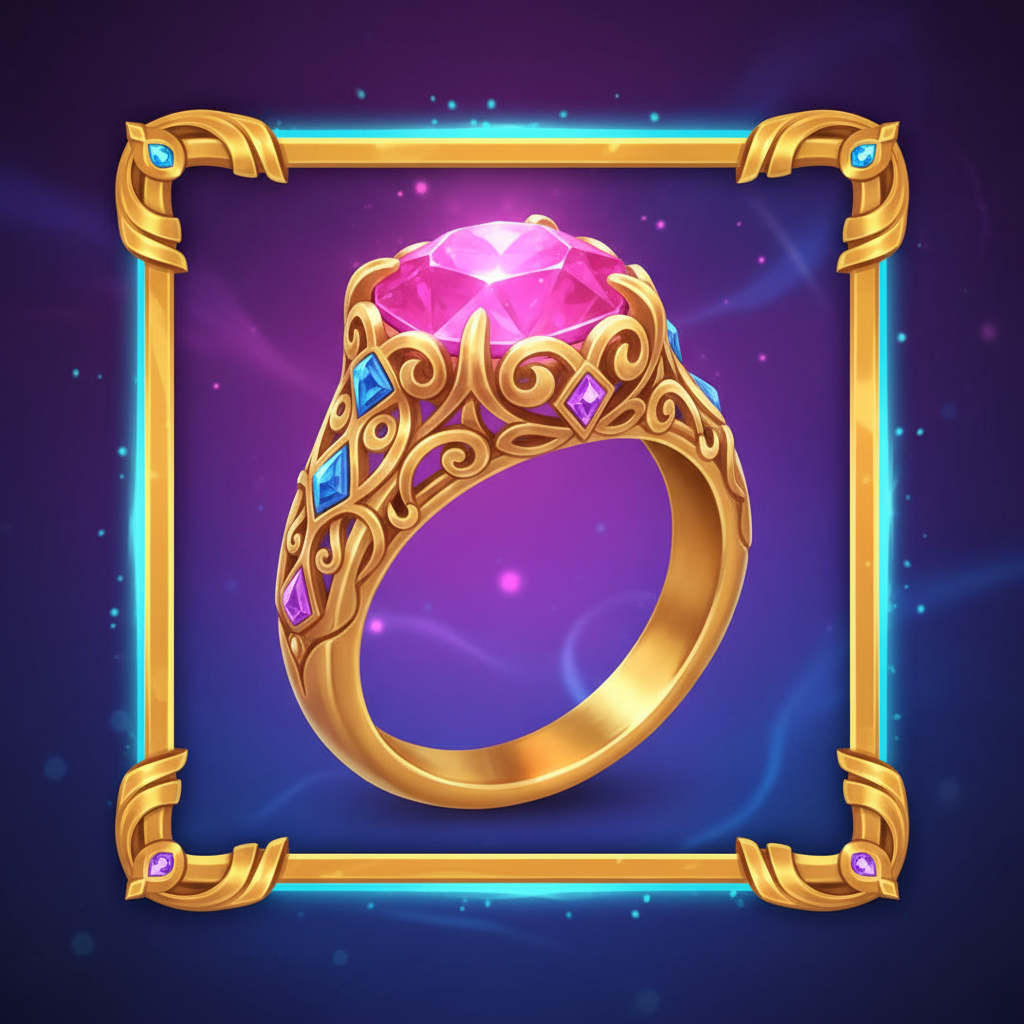 Magic Ring symbol in Blue Wizard — pays 1250x at max