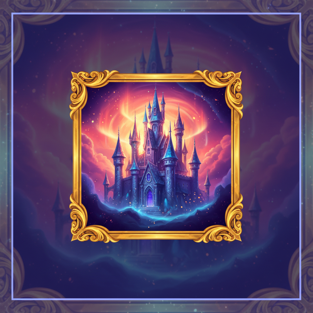 Castle Scatter symbol in Blue Wizard — triggers Free Games